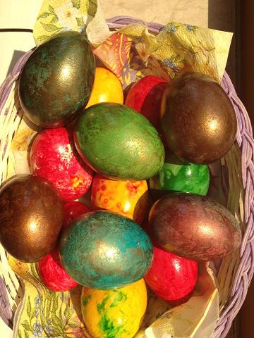 Великденските яйца на певицата 
