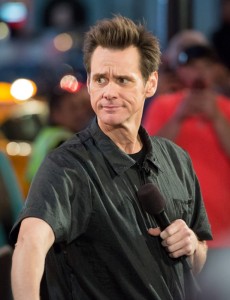 LOS ANGELES, CA - NOVEMBER 13: Jim Carrey is seen at 'Jimmy Kimmel Live' on November 13, 2014 in Los Angeles, California.  (Photo by RB/Bauer-Griffin/GC Images)