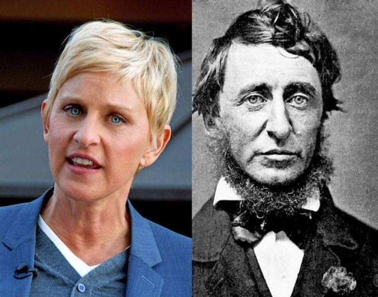 Ellen DeGeneres – Henry David Thoreau