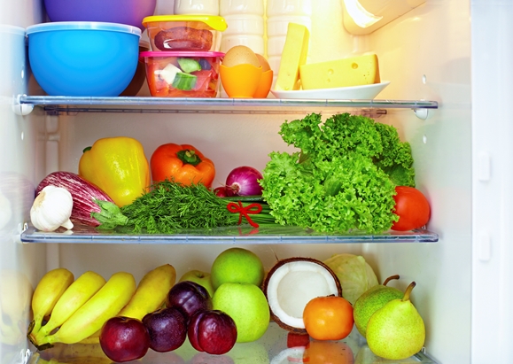 Здравословни храни в хладилника