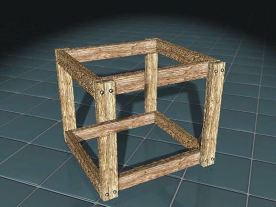 Дървен куб