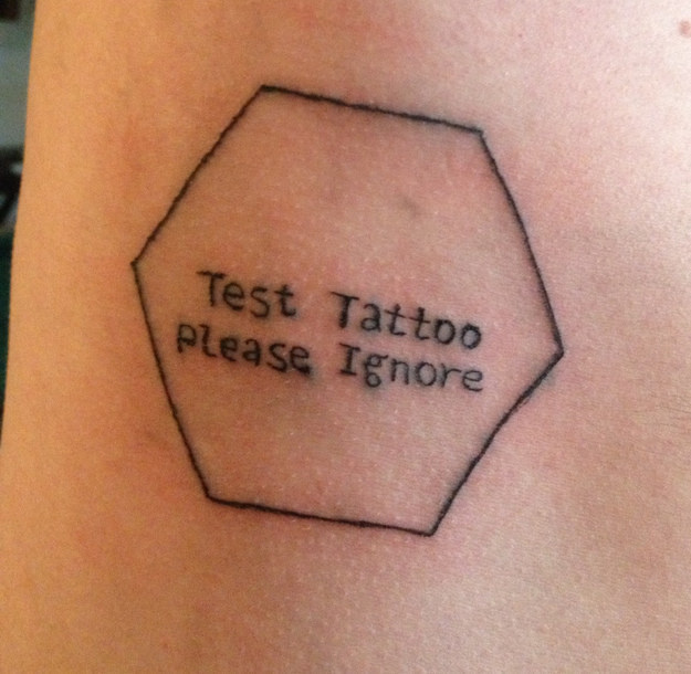 Тест татуировка. Моля игнорирайте я!