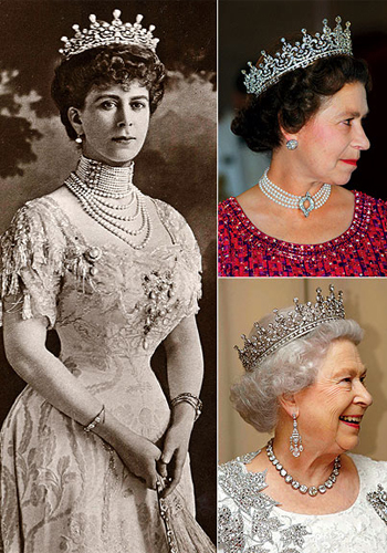 Кралицата през годините