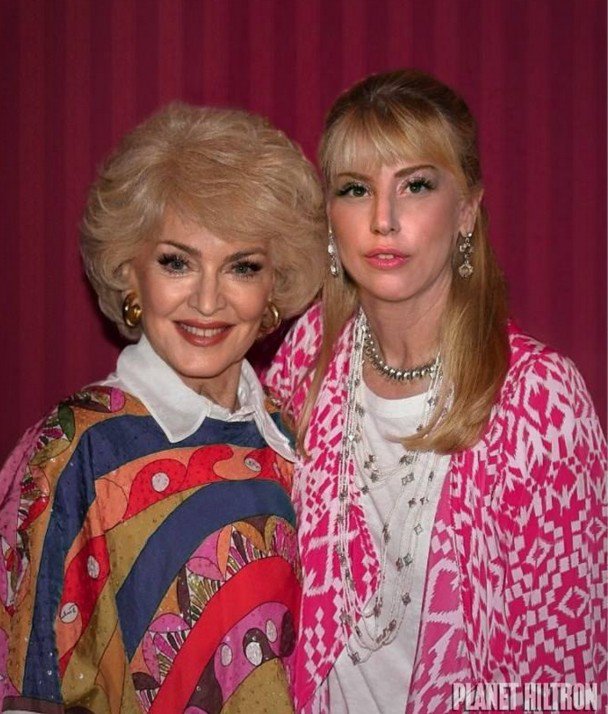 Мадона и Лейди Гага като обикновени баба и внучка