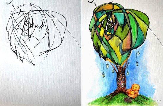artist-turns-childrens-drawings-into-paintings-2